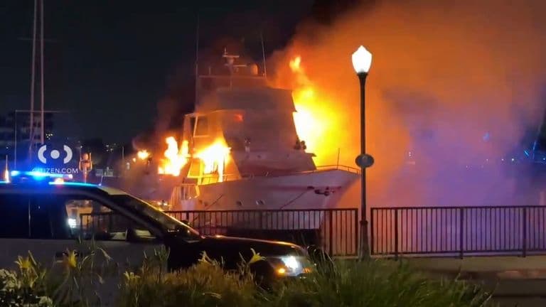 Boat Fire