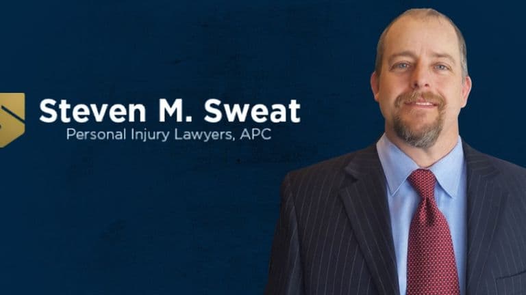 Steven M. Sweat, founder of Steven M. Sweat, Personal Injury Lawyers APC, in a professional setting.