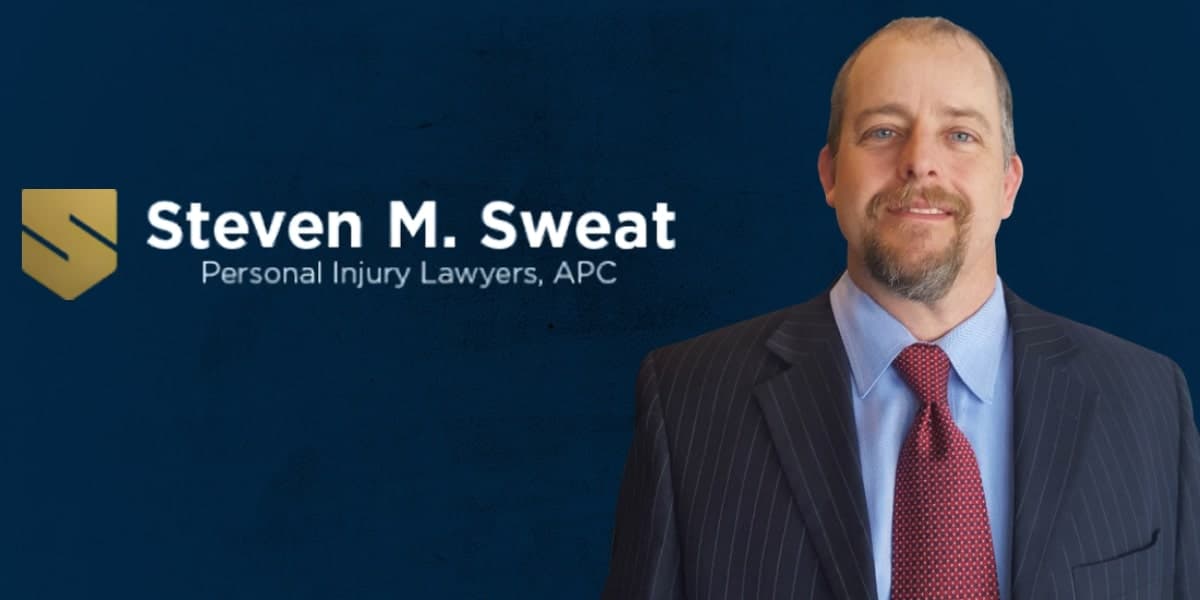 Steven M. Sweat, founder of Steven M. Sweat, Personal Injury Lawyers APC, in a professional setting.