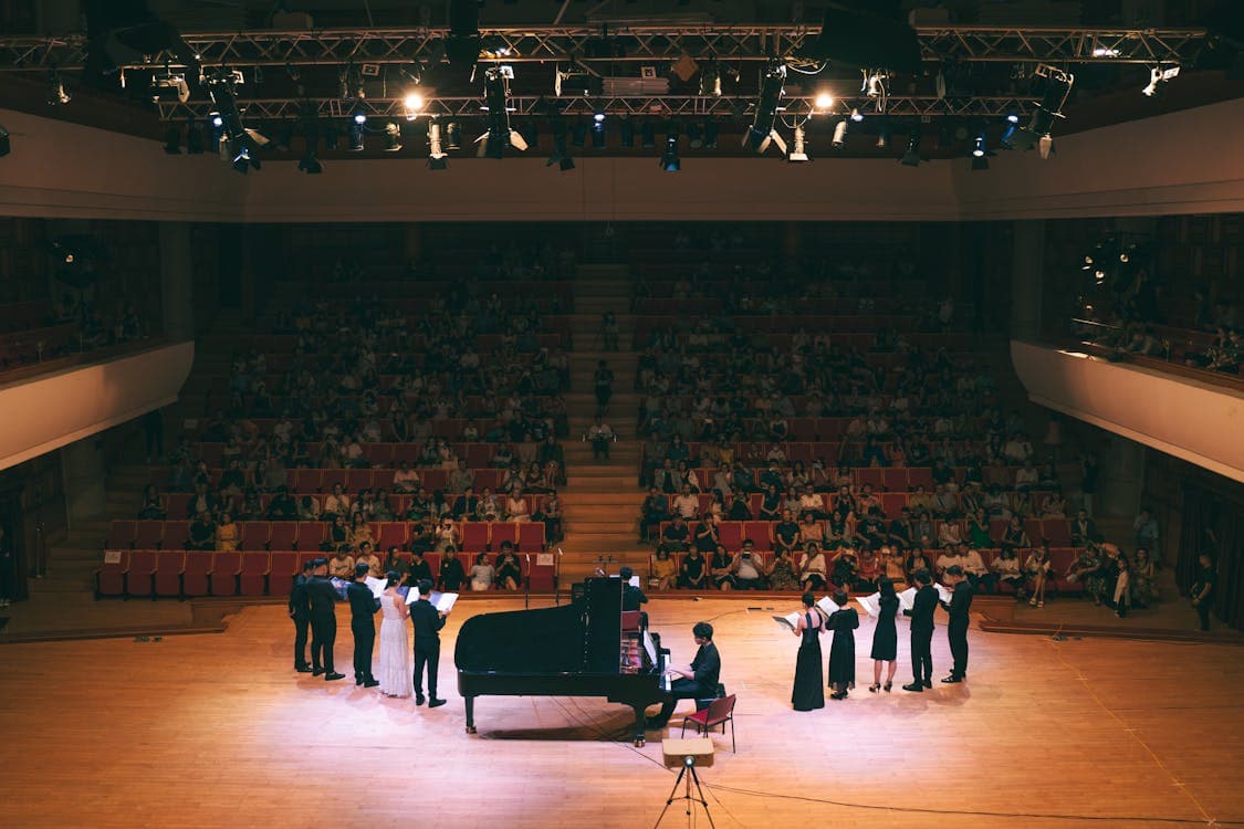 Free Photo Of A Piano Concert
