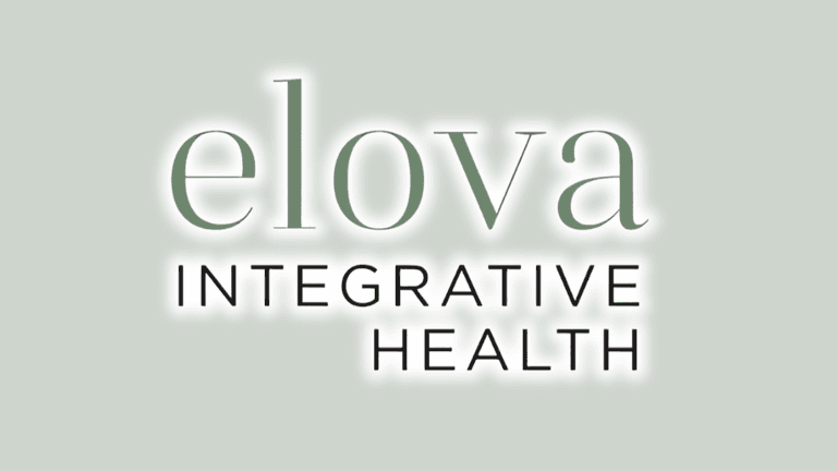 Elova Integrative Health logo symbolizing a personalized, science-backed approach to holistic wellness and functional medicine care.