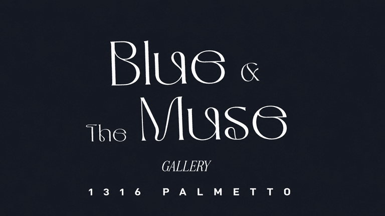Grand opening blue & the muse gallery