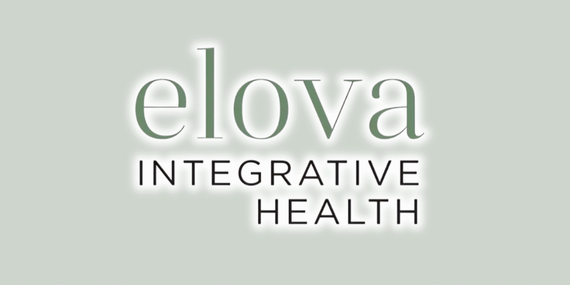 Elova Integrative Health logo symbolizing a personalized, science-backed approach to holistic wellness and functional medicine care.
